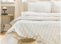 Постельное белье Washed Cotton Saheser - Notta Bej (Turkey), евро